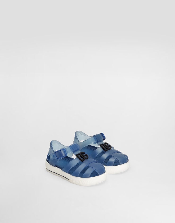Dolce & Gabbana Rubber sandals with DG logo Multicolor DN0115AT079