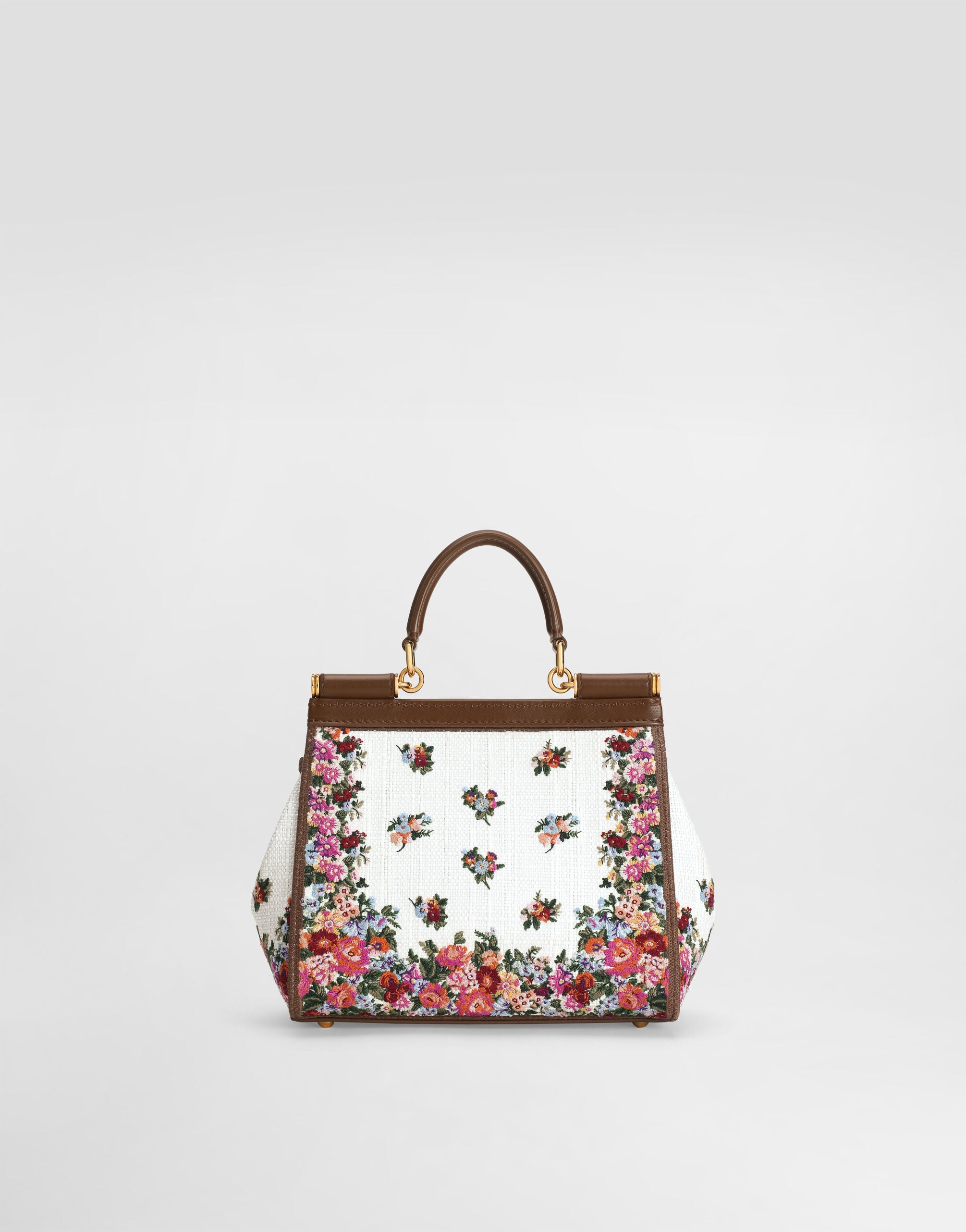 Sicily medium embroidered handbag in Multicolor for Women