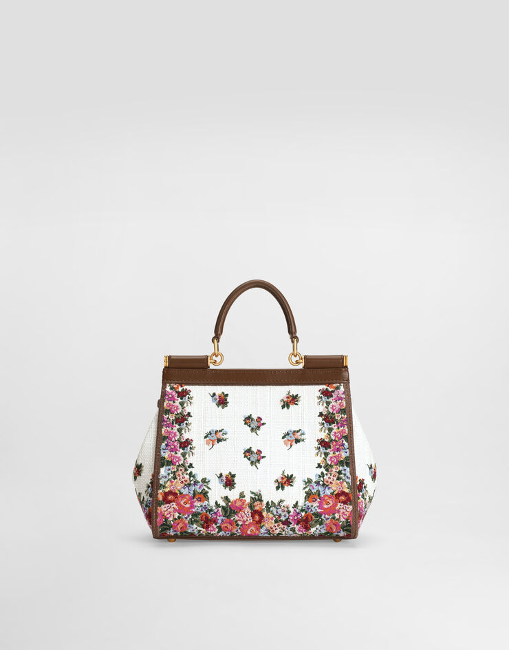 Dolce & Gabbana Sicily medium embroidered handbag Multicolor BB6003B3I17