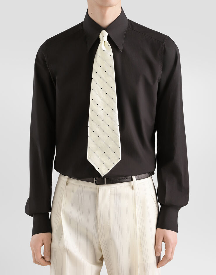 Dolce & Gabbana Polka dot jacquard tie  GT160EG0JTB