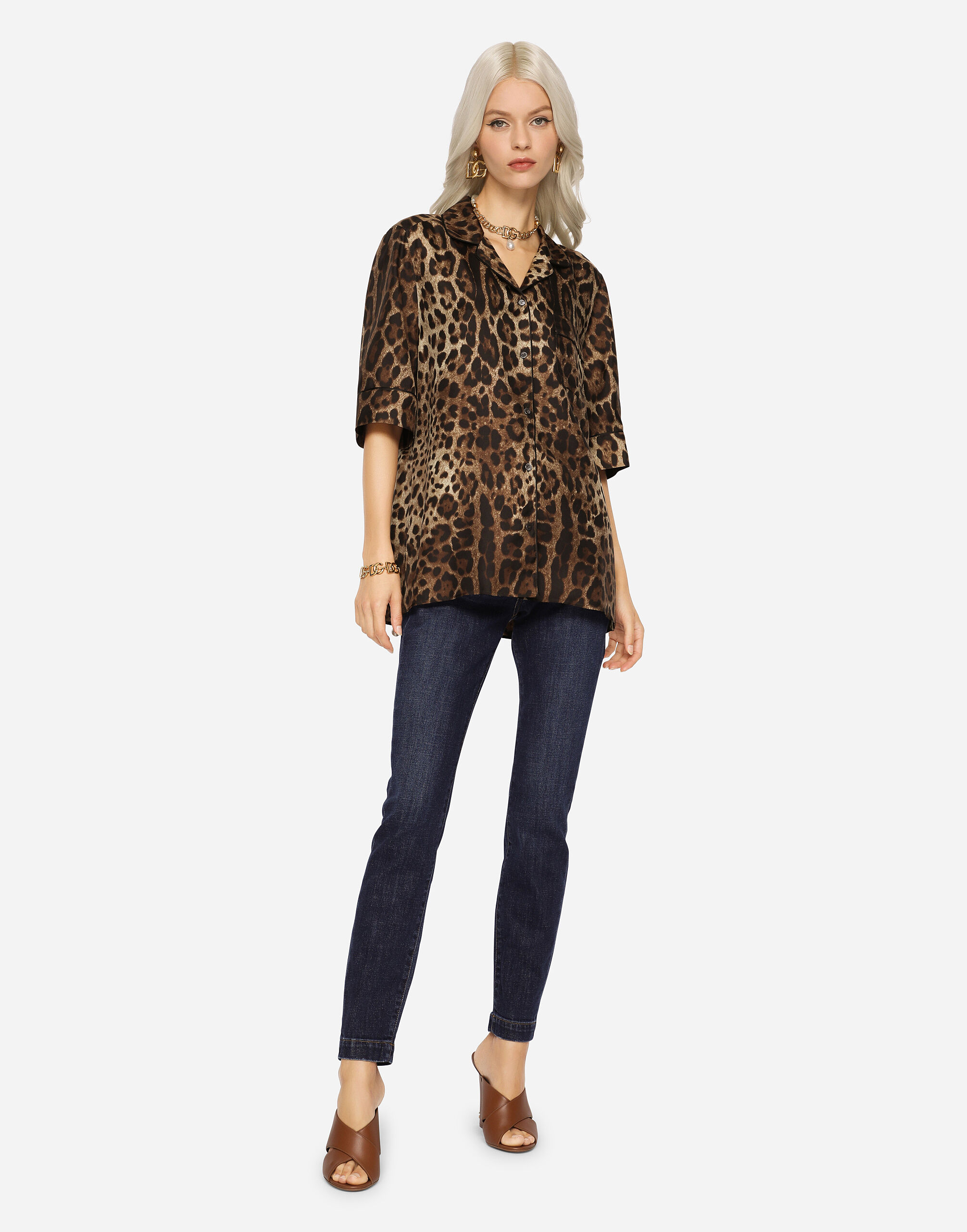 Deep blue denim Audrey jeans Dolce Gabbana