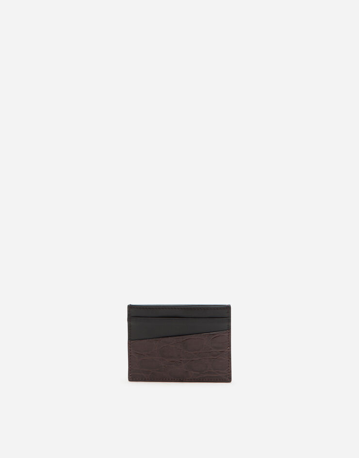 Dolce & Gabbana Crocodile card holder Multicolor BP0330A2Q71