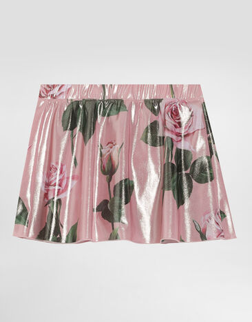 Dolce & Gabbana Sarong skirt with rose print Print L55I46FI5KS