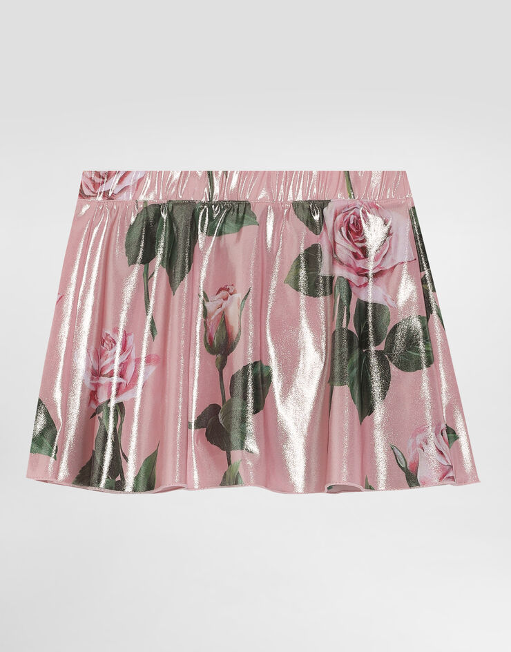 Dolce & Gabbana Sarong skirt with rose print Print L5J866ON04U