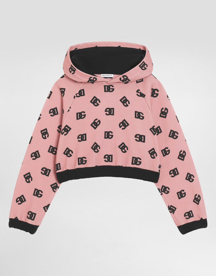 Dolce & Gabbana Sudadera con capucha y estampado del logotipo DG Imprima L5JWBKHS7JG