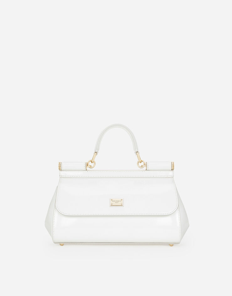 Dolce & Gabbana Henkeltasche Sicily länglich Weiss BB7652B1471
