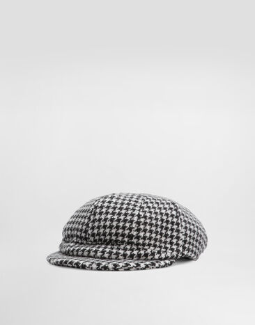 Dolce & Gabbana ハウンドトゥース フラット キャップ Multicolor GH925AFQMKH
