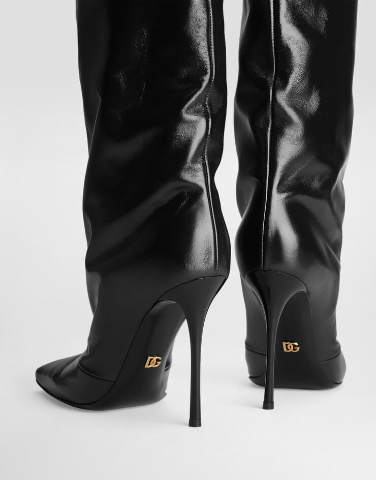 Dolce & Gabbana Calfskin boots Dolce & Gabbana Calfskin boots Black CU1321A3N27