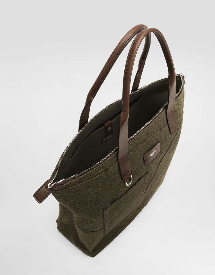 Dolce & Gabbana Adamo patchwork shopping bag Multicolor BM2375AU393