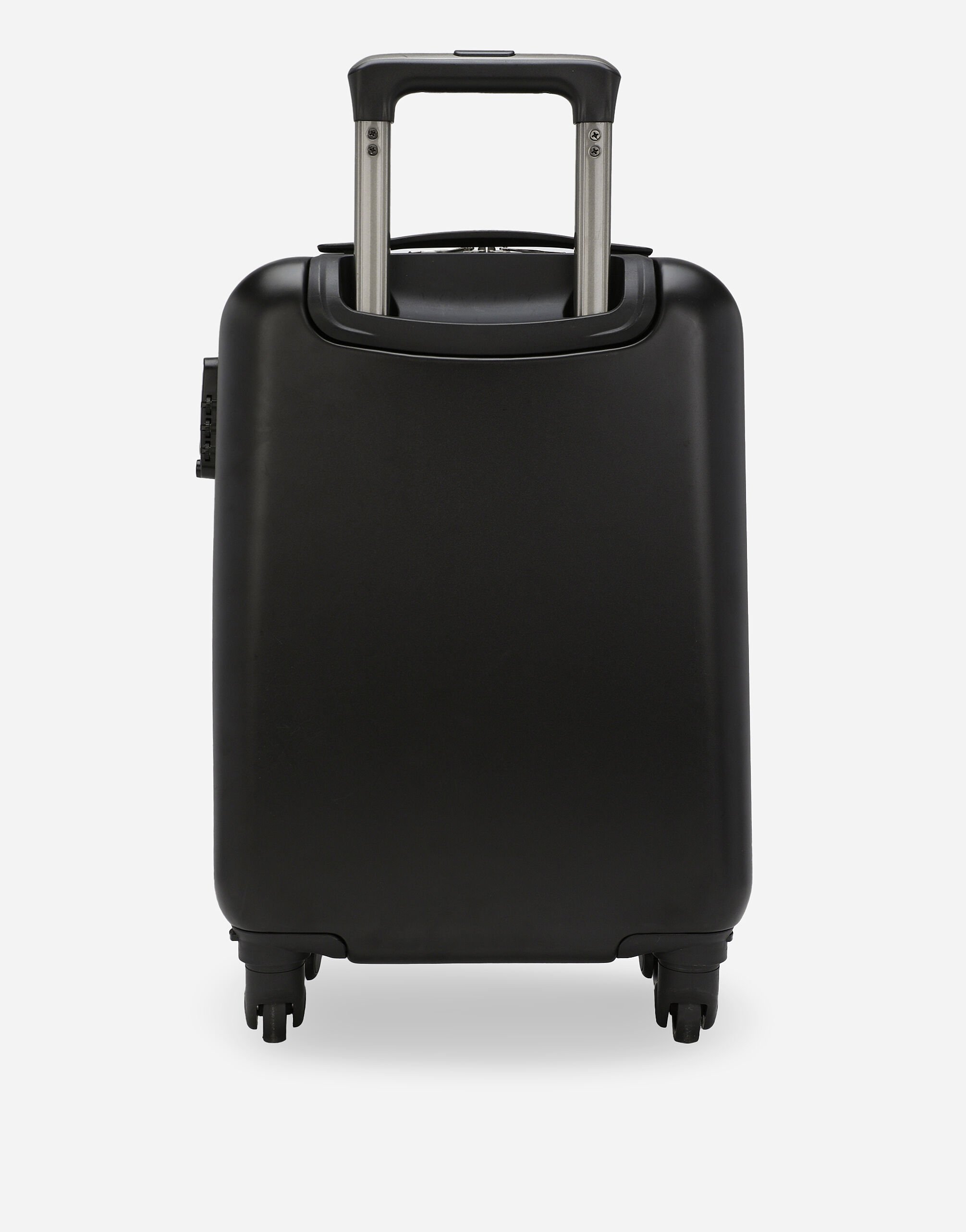 Hard case trolley with DG logo in Black for Boys | Dolce&Gabbana® US
