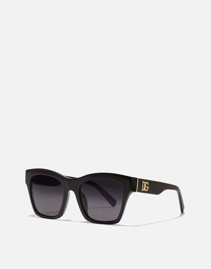 Dolce & Gabbana DG Crossed Sunglasses Black VG4512VP187