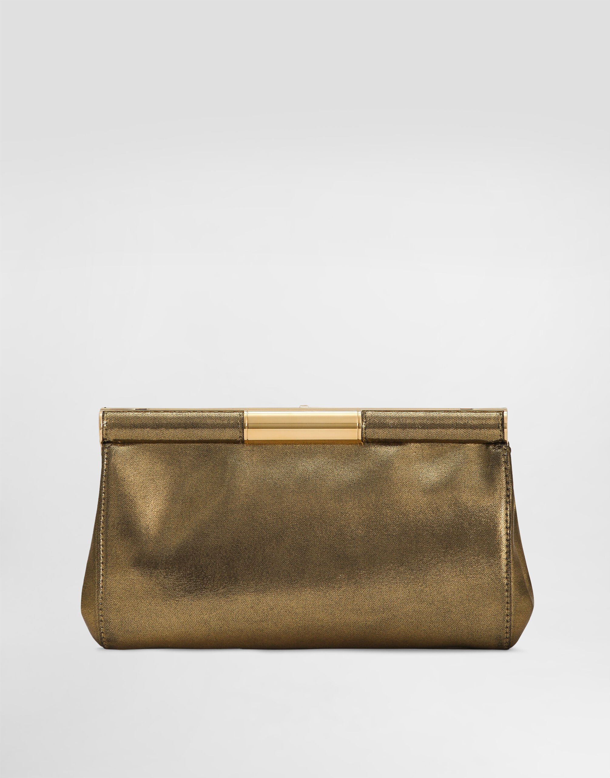 Dolce and gabbana gold purse on sale