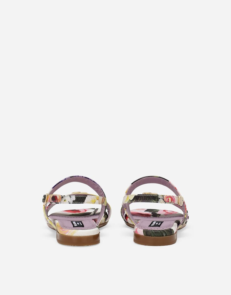 Dolce & Gabbana 印花小牛皮凉鞋 印花 D10819AQ081