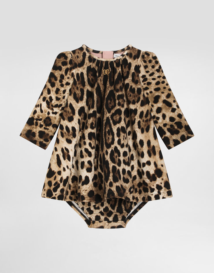 Dolce & Gabbana Leopard-print interlock dress Print L2JDB5FSGQX
