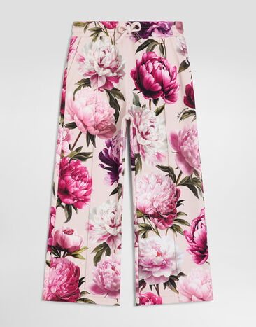 Dolce & Gabbana بنطال من فليس بطبعة فاوانيا Multicolor L5JPJ5G7QWQ