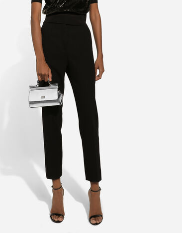 Dolce & Gabbana 스몰 시실리 핸드백 실버 BB7116AY828
