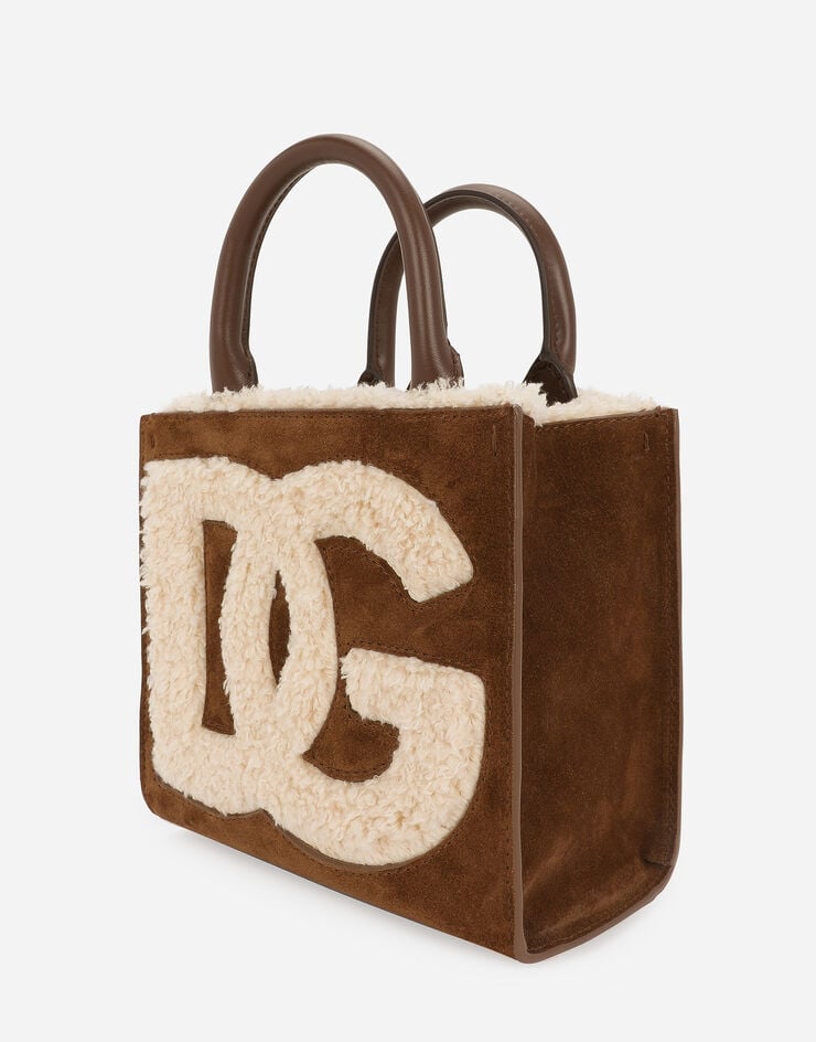 Dolce&Gabbana Minibolso shopper DG Daily Marrón BB7479AN339