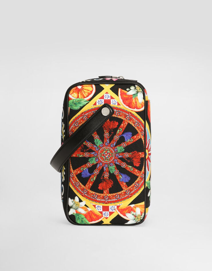 Dolce & Gabbana Lock handbag in printed canvas Dolce & Gabbana Lock handbag in printed canvas Multicolor BM2449A0926