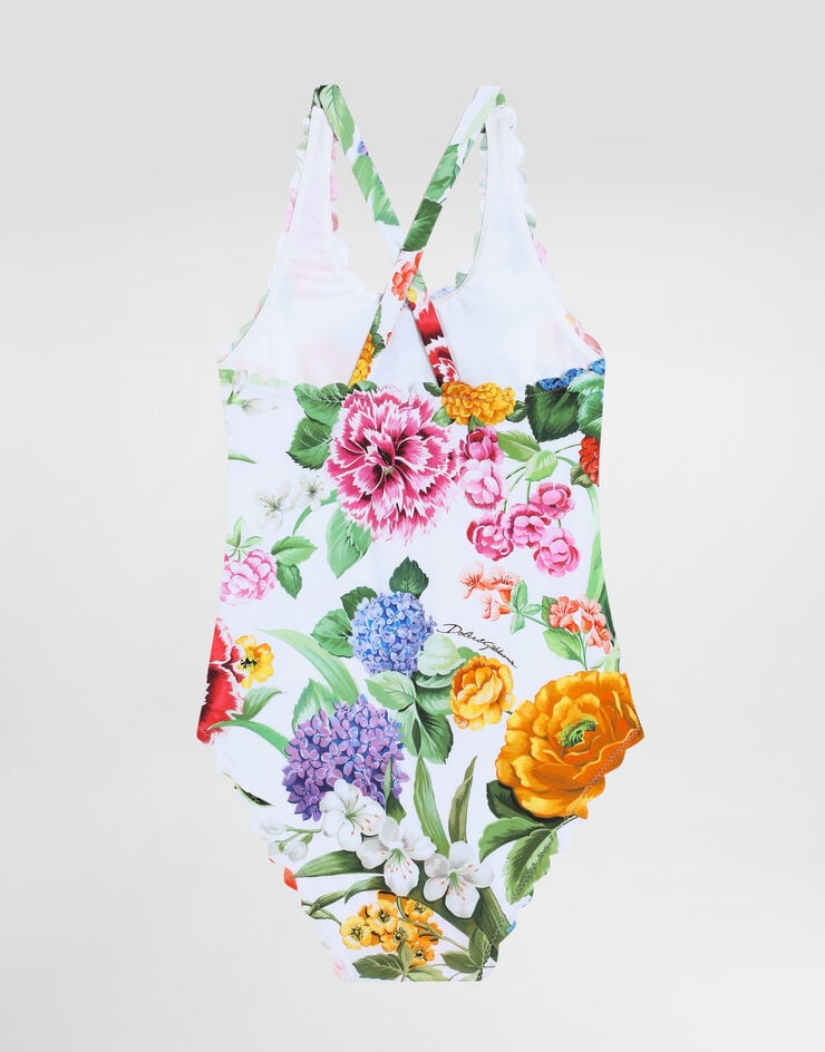 Dolce & Gabbana Bañador con estampado de flores Imprima L5J858ON04R