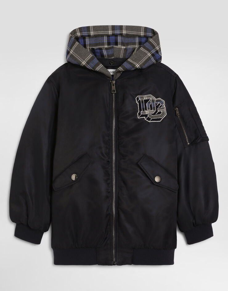 Dolce & Gabbana Twill bomber jacket with logo Dolce & Gabbana Twill bomber jacket with logo L4JB8IFUS44