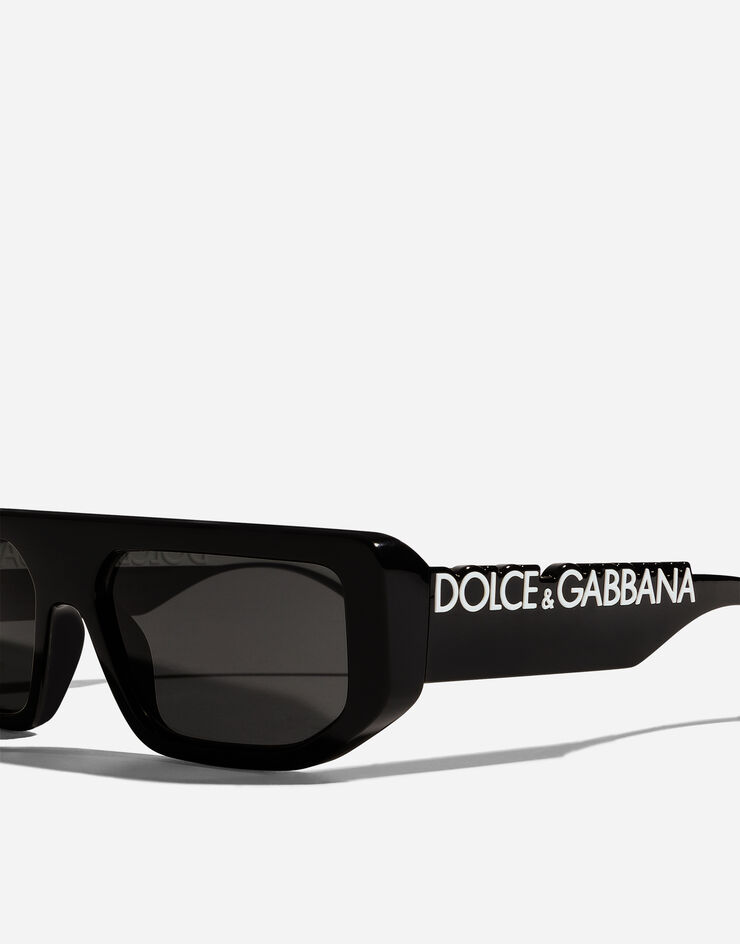 Dolce & Gabbana نظارة شمسية DG Logo أسود VG6203VN187