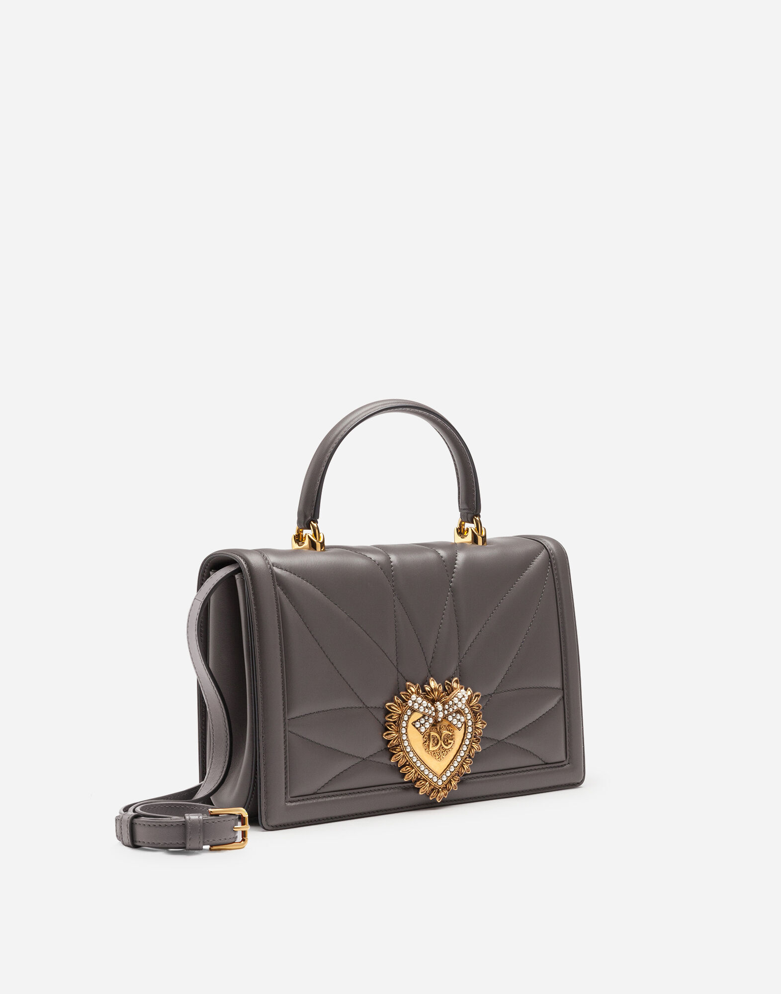 Big Devotion bag in matelasse' nappa
