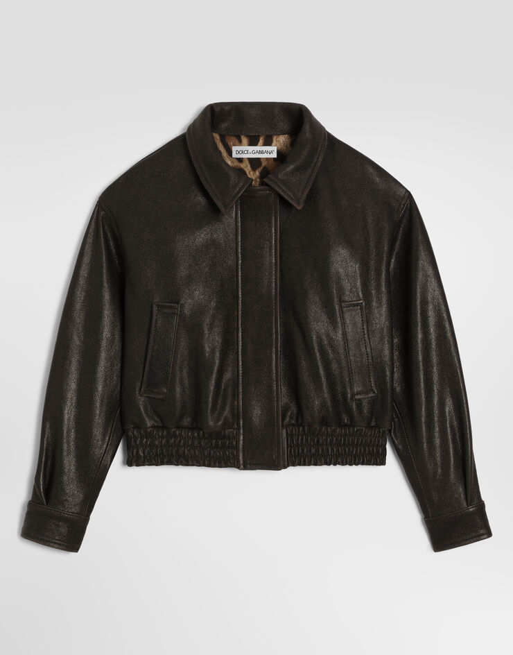 Dolce & Gabbana Nappa leather jacket Dolce & Gabbana Nappa leather jacket Multicolor L53B06G7QNW