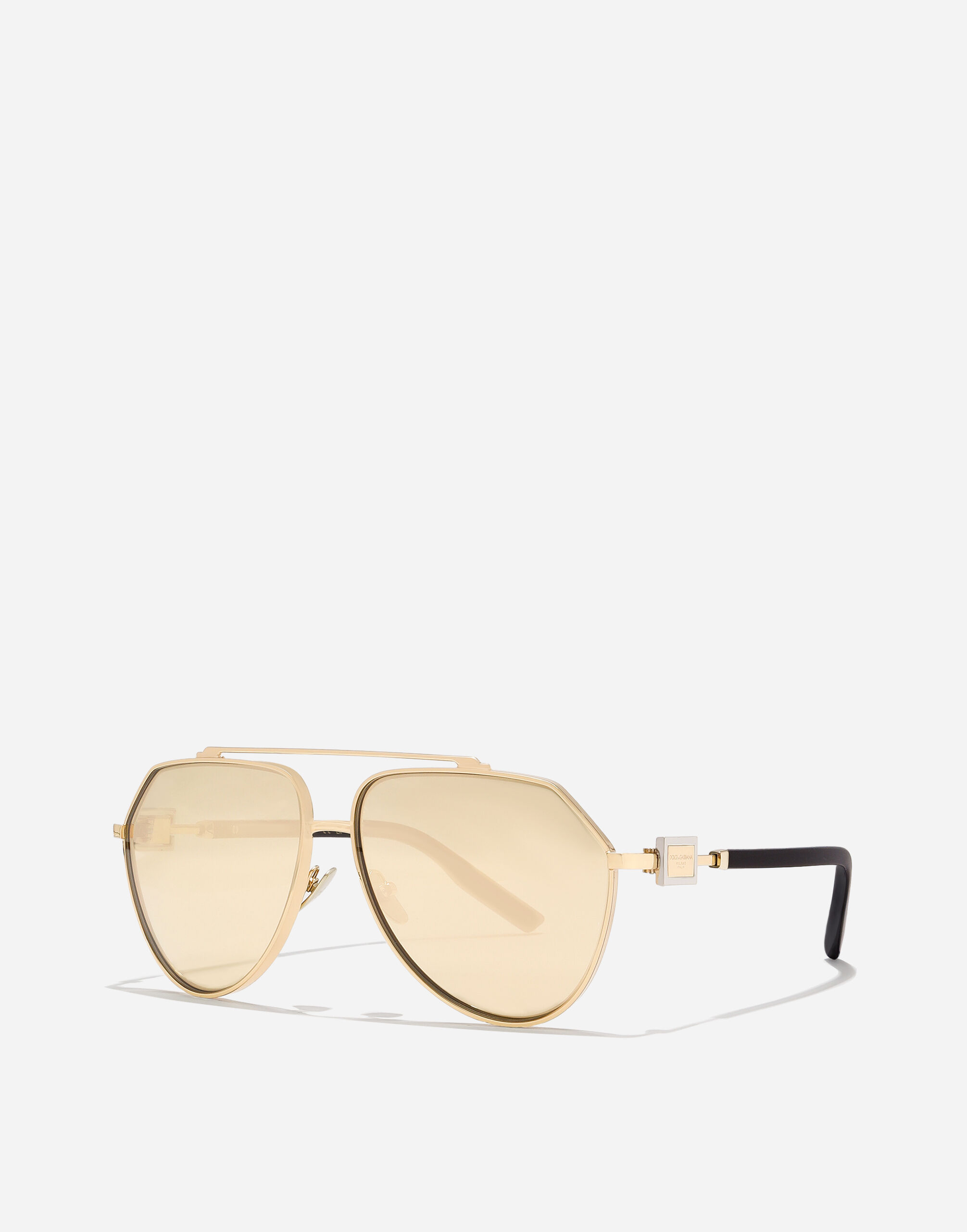Smart Sunglasses in Gold for Men | Dolce&Gabbana® US