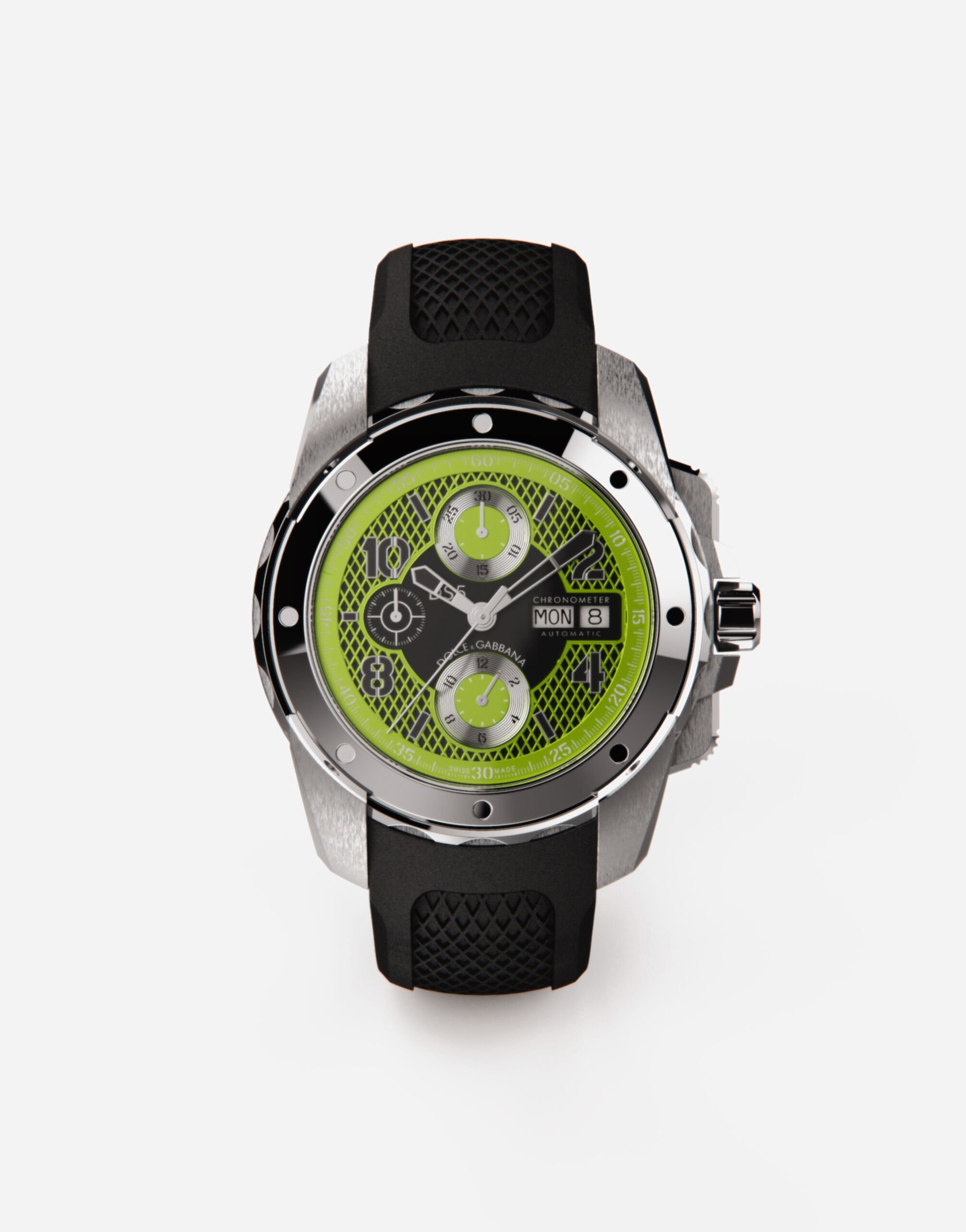 Dolce & Gabbana DS5 watch in steel Black WWFE1SWW066