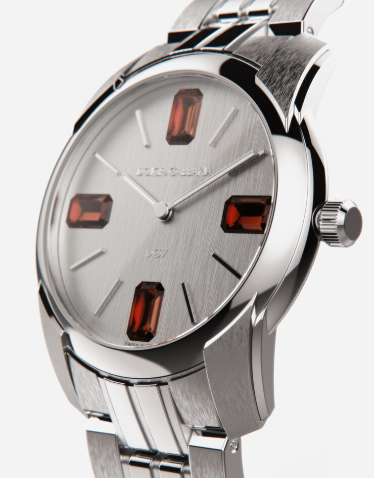Dolce & Gabbana Reloj de acero y rodolitas Acero WWFE1SWWB69