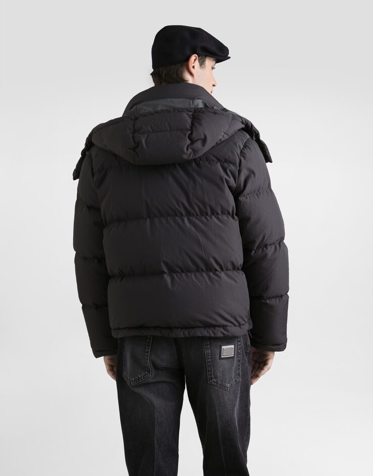 Dolce & Gabbana Padded and quilted jacket Grey G9BRFTFUS28