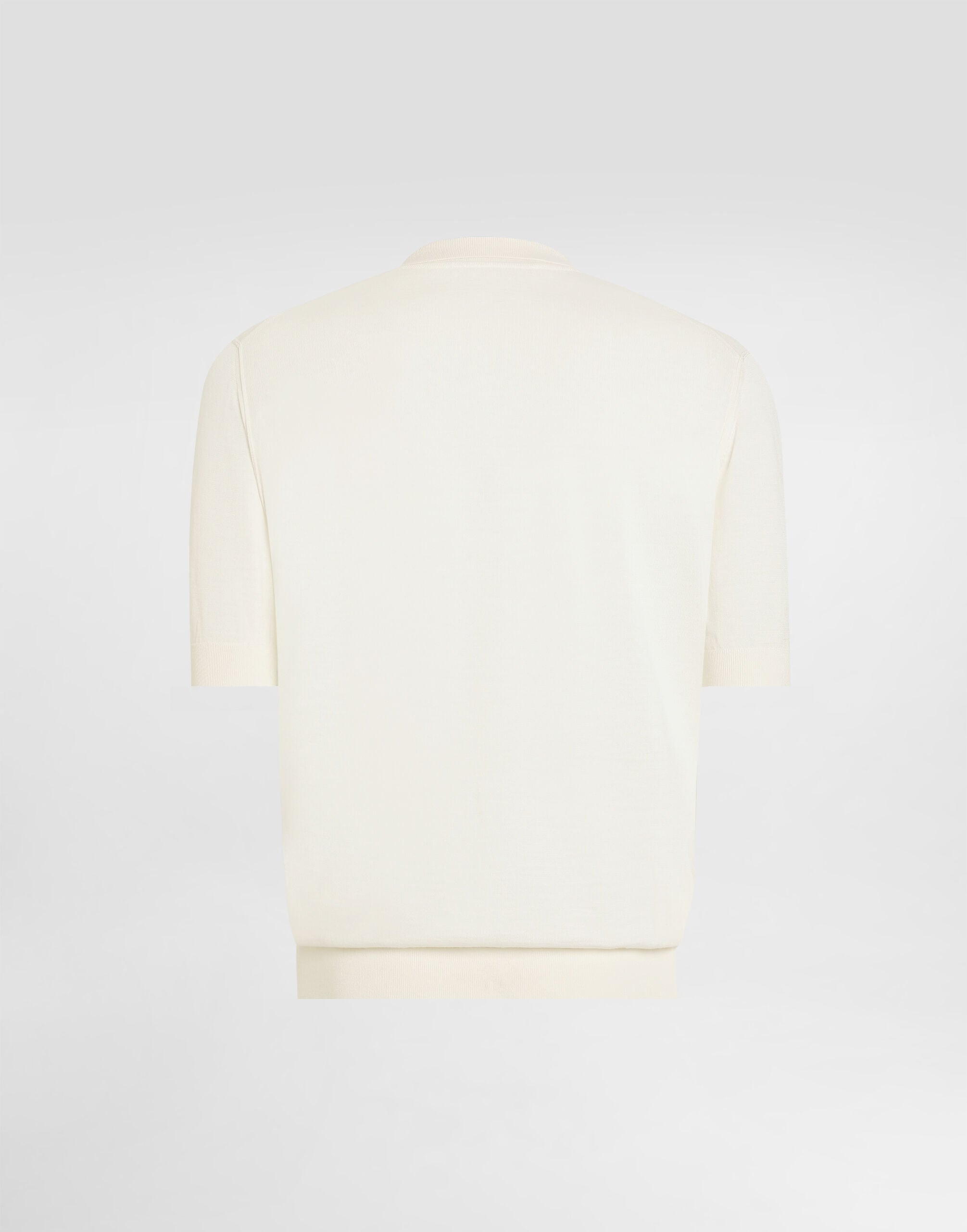 Fine-gauge cashmere polo shirt