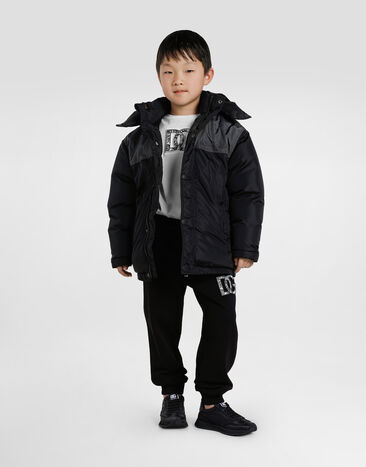 Dolce & Gabbana Sneakers in nylon and nappa calfskin Black DA5309AF992