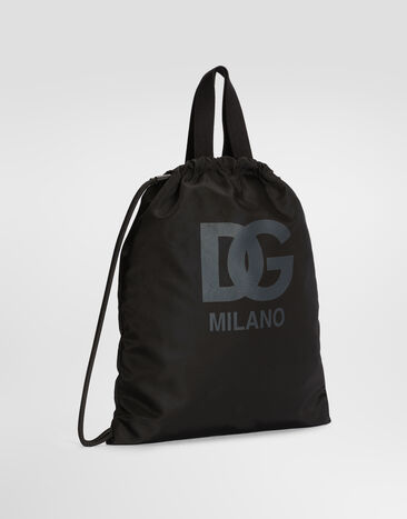 Dolce & Gabbana Nylon backpack with logo Multicolor EM0150AZ589