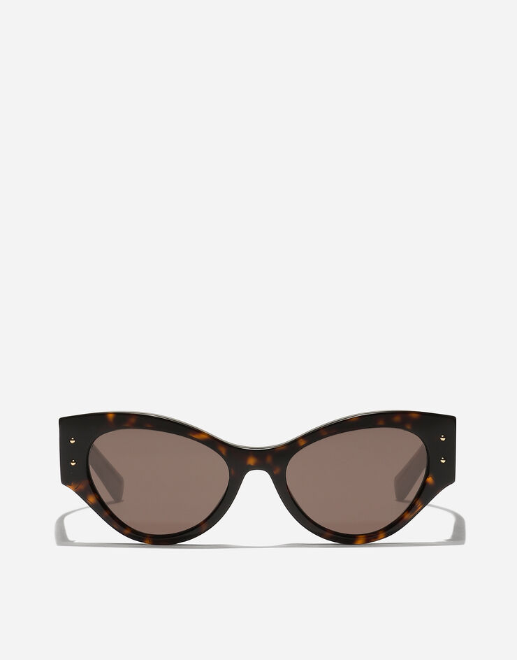 Dolce & Gabbana نظارة شمسية DG LOGO PLAQUE هافانا VG448HVP273