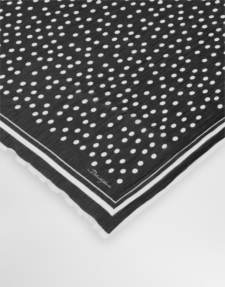 Dolce&Gabbana Polka-dot silk scarf (120x200) Dolce&Gabbana Polka-dot silk scarf (120x200) Print FS182AGDCF0