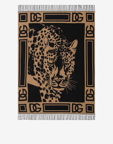 Dolce & Gabbana Cashmere Jacquard Blanket Multicolor TCE012TCAB0