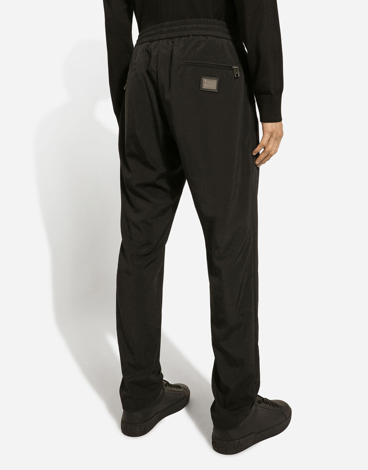 Dolce & Gabbana Pantalón de chándal de lana virgen Negro GYACETGH460