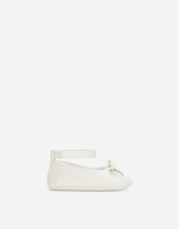 Dolce&Gabbana Ballerines pailletées Blanc DK0065AQ836