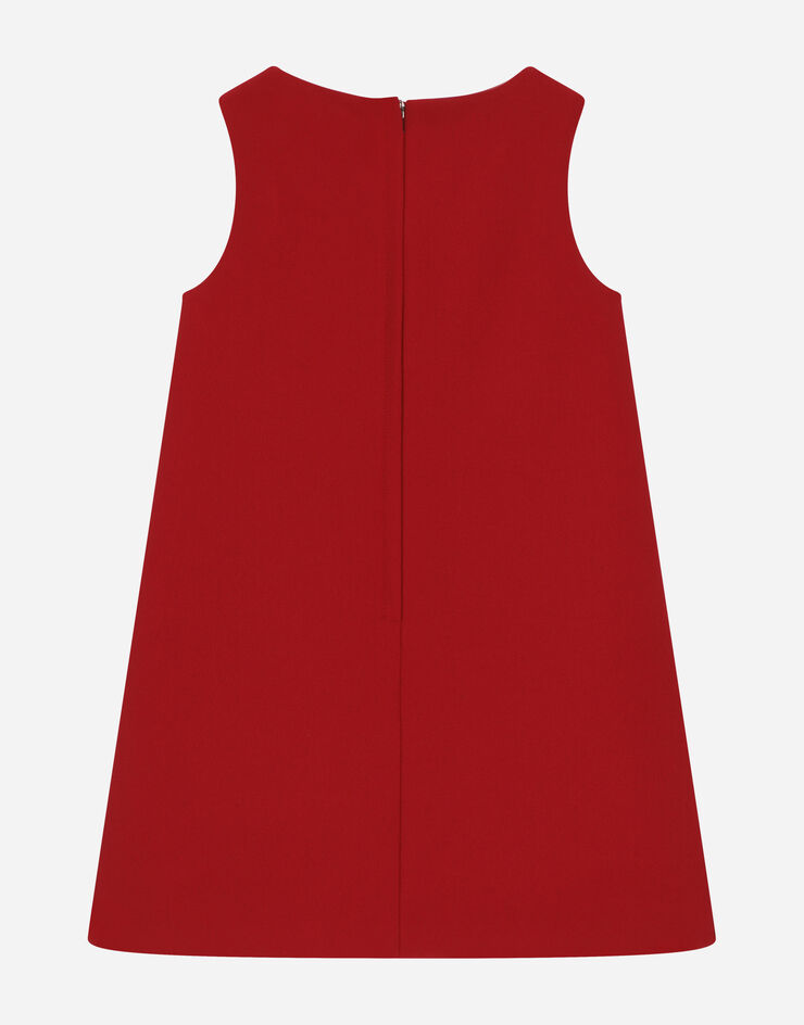 DolceGabbanaSpa Sleeveless dress with patch Red L53DM4G7JX6
