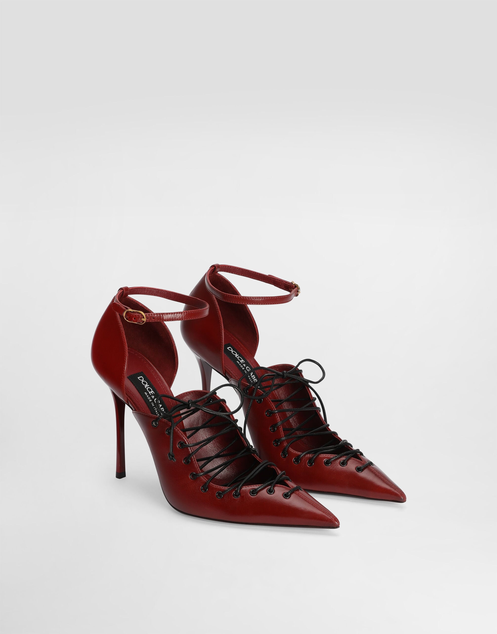 レッドのウィメンズ カーフスキン パンプス | Dolce&Gabbana®