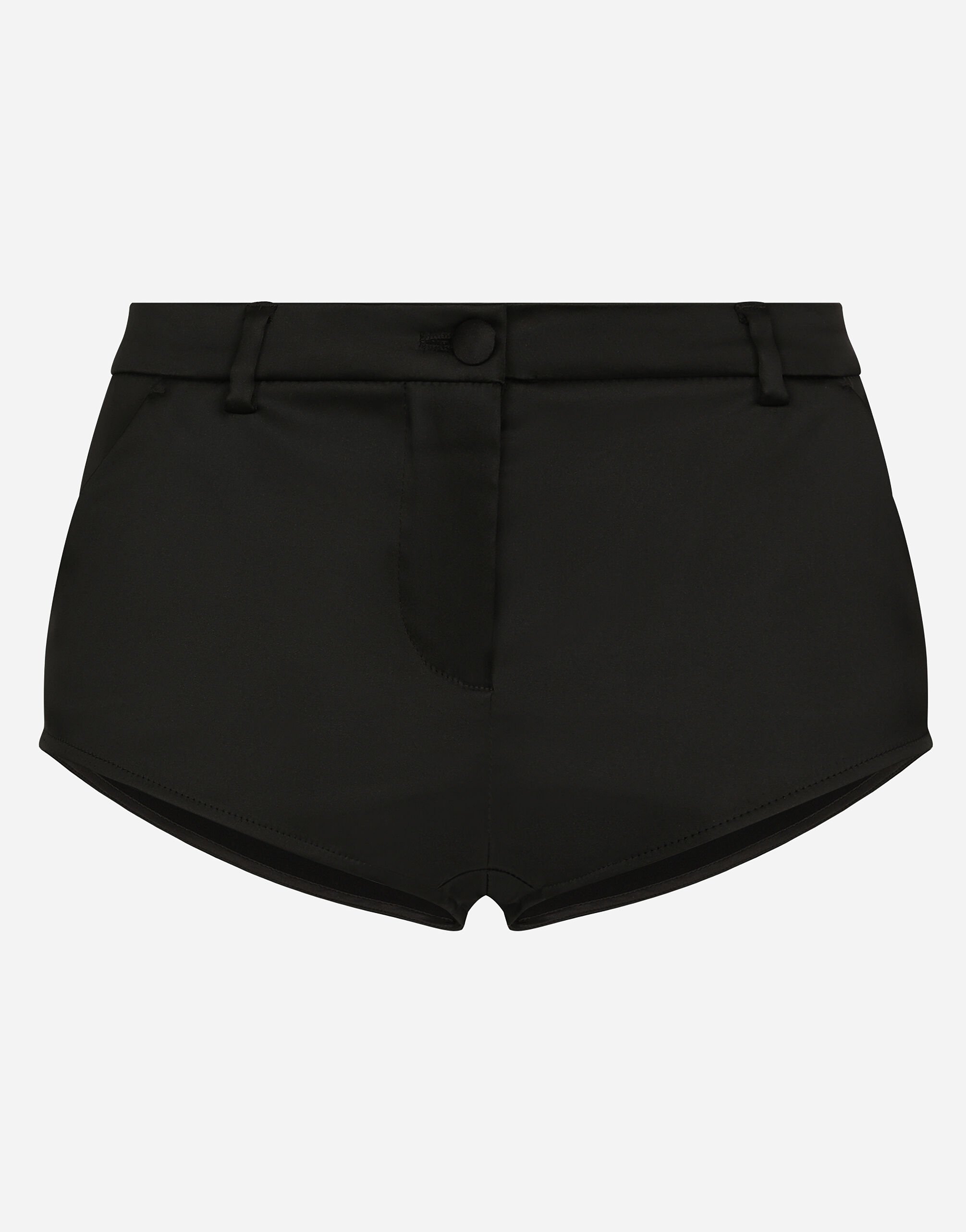 Dolce & Gabbana Satin shorts Black FTB7NTGDP69