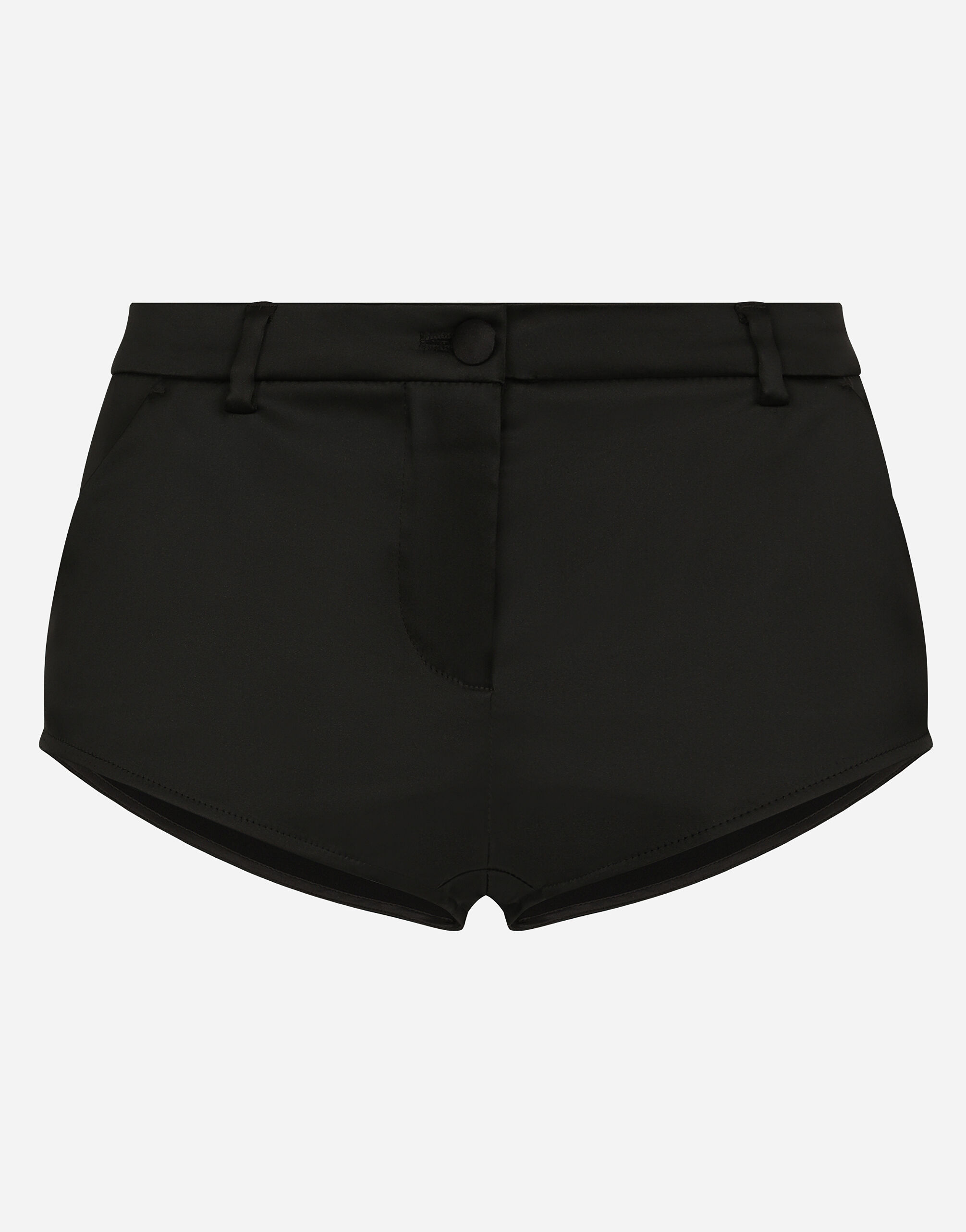 Dolce & Gabbana Satin shorts Black F29ZMTFU28J