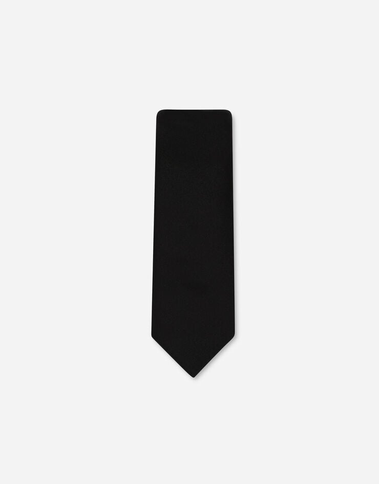 Dolce & Gabbana Silk tie Black GT149EG0UBZ