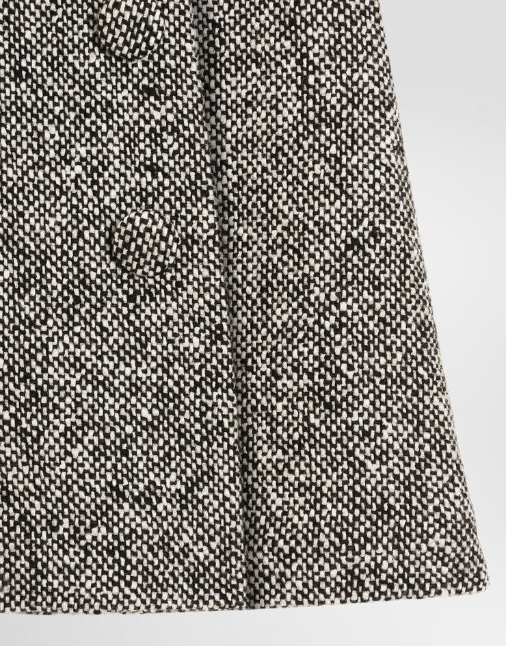 Dolce & Gabbana Birdseye wool blend skirt Dolce & Gabbana Birdseye wool blend skirt Multicolor L53Q58FM3FF