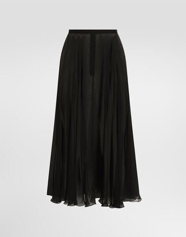 Dolce & Gabbana Rock aus chiffon Dolce & Gabbana Rock aus chiffon Schwarz F4DL5TFU1AT