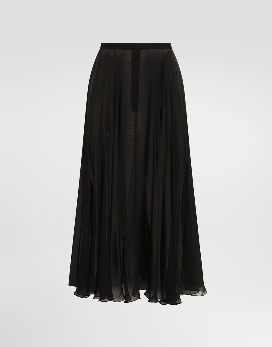 Chiffon circle skirt