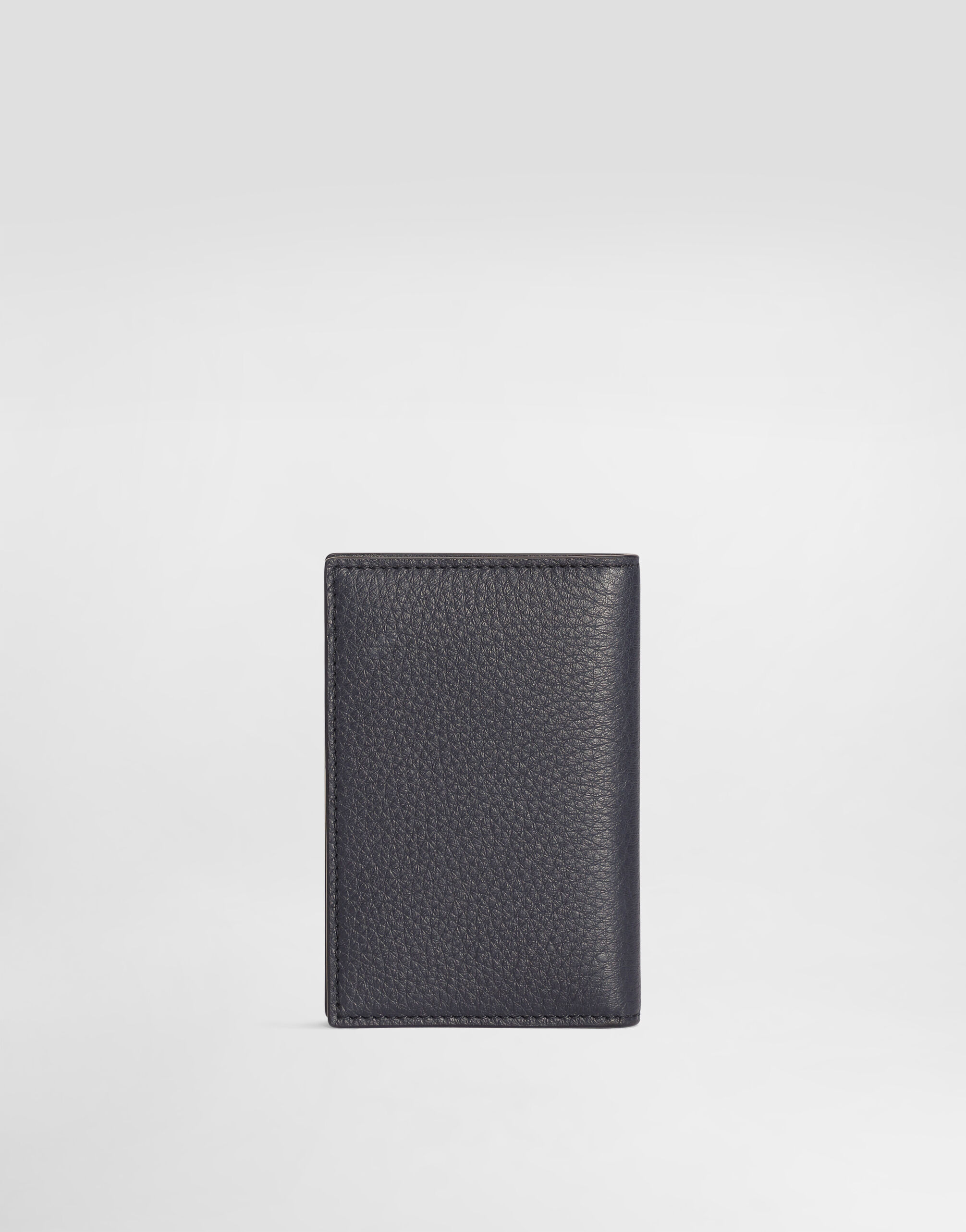 Card holder in calfskin with logo