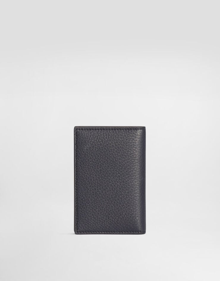 Dolce & Gabbana Card holder in calfskin with logo Dolce & Gabbana Card holder in calfskin with logo Blue BP3323A0370