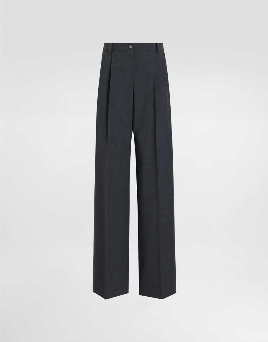 Wool fabric pants